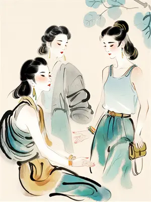 和高中同学结了婚